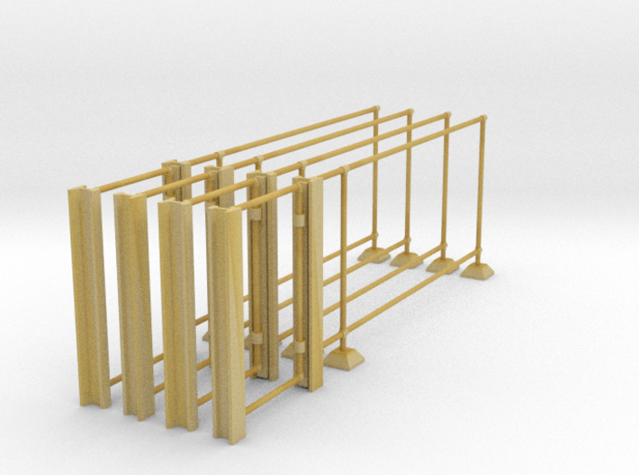 VR Wire Fencing at Interlock Gates 1:87 Scale 3d printed 