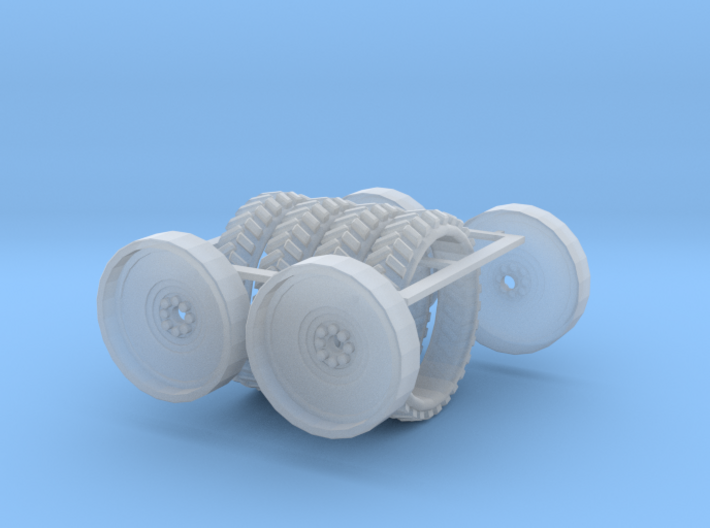 1/64 54in Tire And Rim set of 4 3d printed