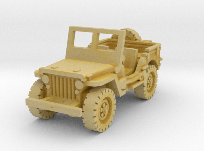 Jeep Willys (window up) 1/160 3d printed