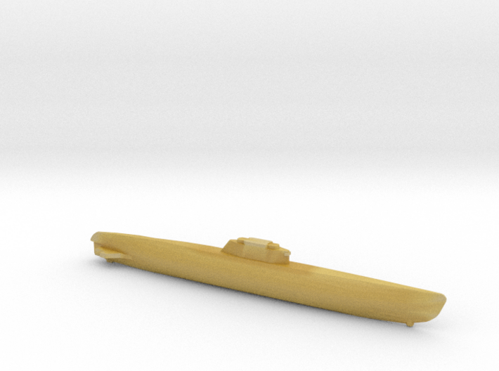 Type XXI Submarine, Full Hull, 1/1800 3d printed 