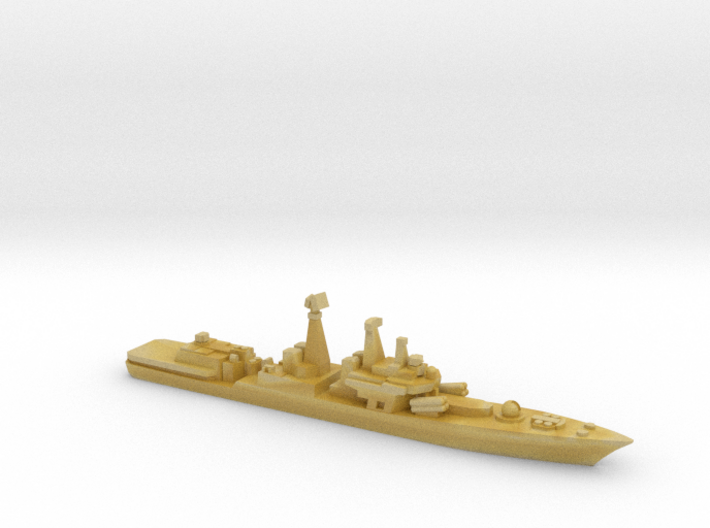 Udaloy II-class destroyer, 1/1800 3d printed