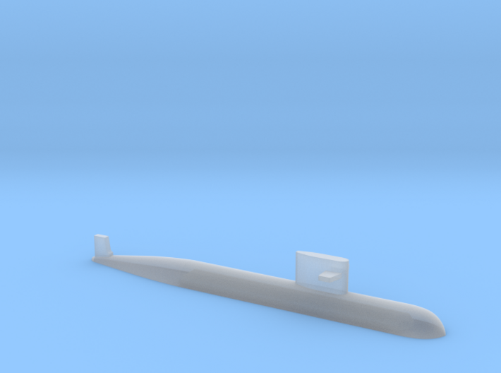 PLA[N] 093 Submarine, 1/1250 3d printed