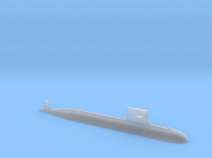 PLA[N] 093A Submarine, 1/1250 3d printed