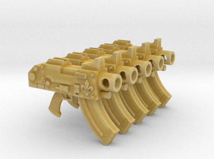 Fleur de Lis Mk87 Thunderbolt Pistols 3d printed 