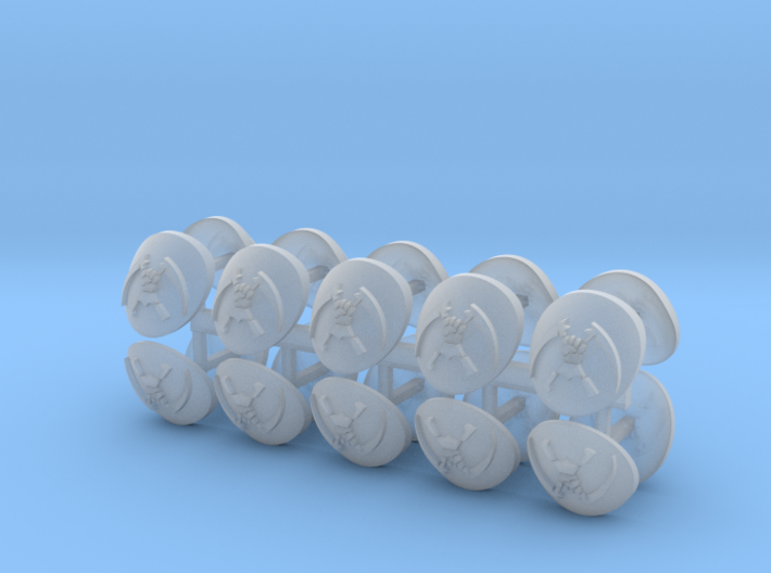 Commission 20 Shoulder Pad icons x20 3d printed