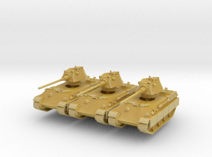 Panther F (schurzen) (x3) 1/200 3d printed