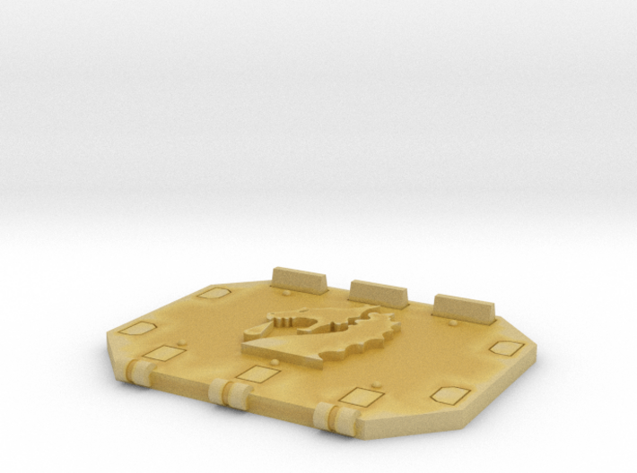Bloodied Dragons Jericho tank rear hatch 3d printed
