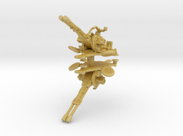 ZU-23-2 (deployed) elevated (x2) 1/200 3d printed