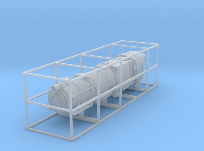 N Scale PRR L1 Shell for Kato Mikado Mechanism 3d printed