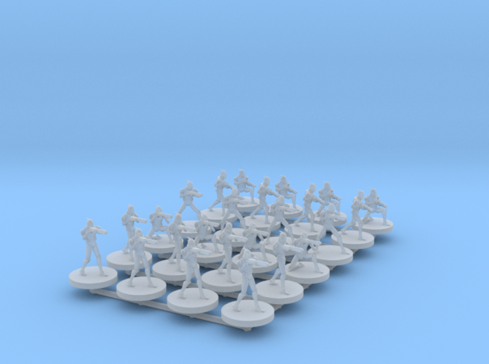 10mm Phase 1 Clone Troopers (24) 3d printed