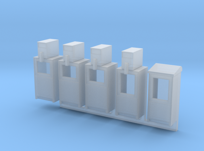 Newspaper Boxes in 1:35 scale 3d printed
