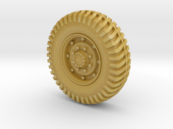 Humber Armored Car Tire 1:24 Scale 3d printed 