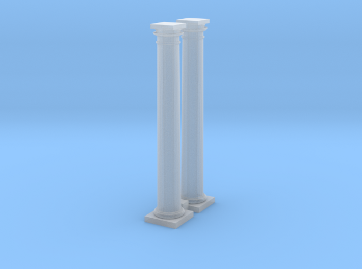 Doric Columns 2500mm high at 1:76 scale X 2 3d printed