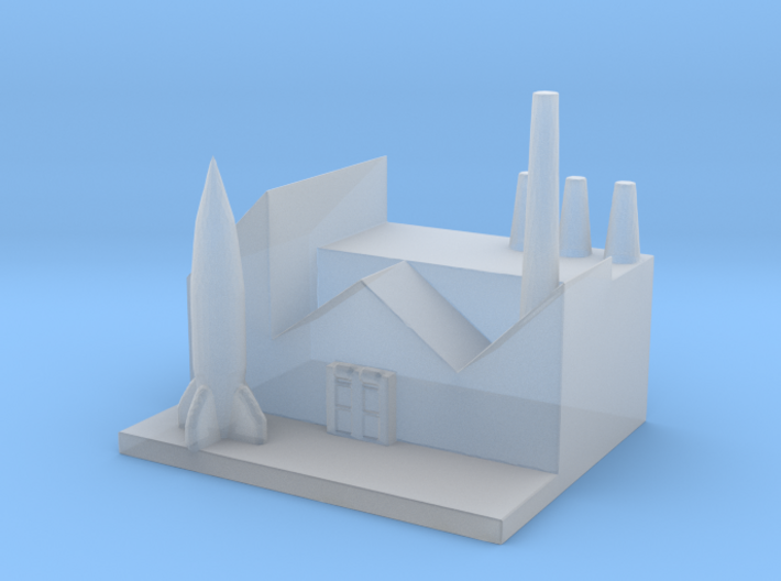 Rocket Research Center 3d printed