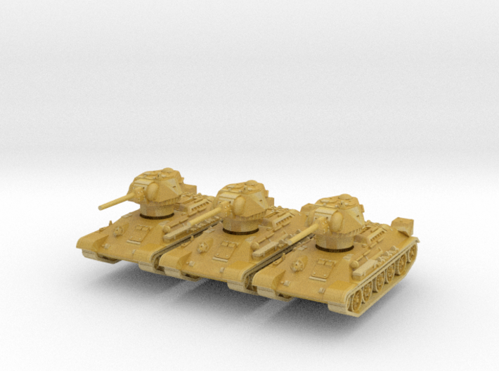 T-34-76 1942 fact. 183 late (x3) 1/200 3d printed