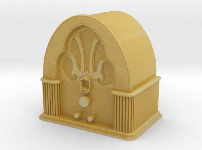 1:29 scale Philco 90 Baby Grand cathedral style Ra 3d printed 