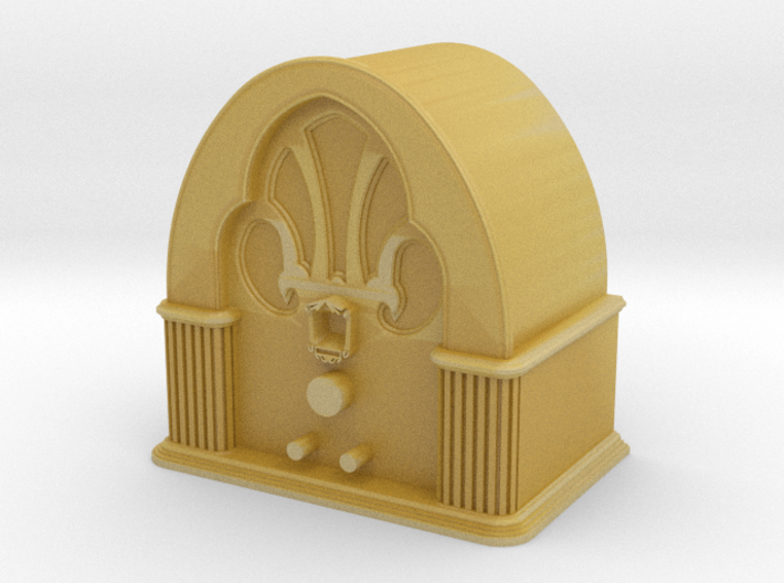 1:22.5 scale Philco 90 Baby Grand cathedral style  3d printed 