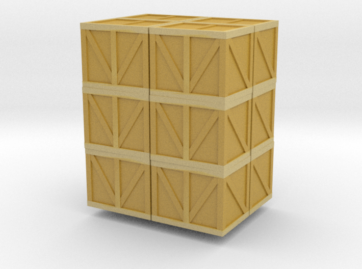 4 stacks 3 small heavy crates 3d printed 