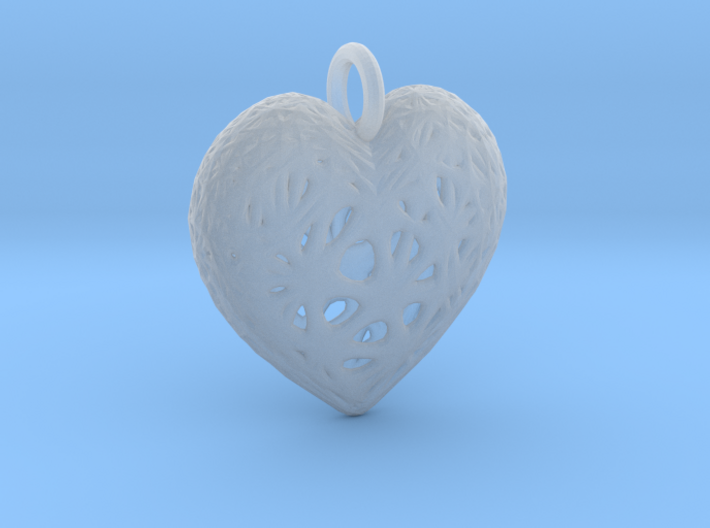 Heart Valentine's Day Pendant 3d printed