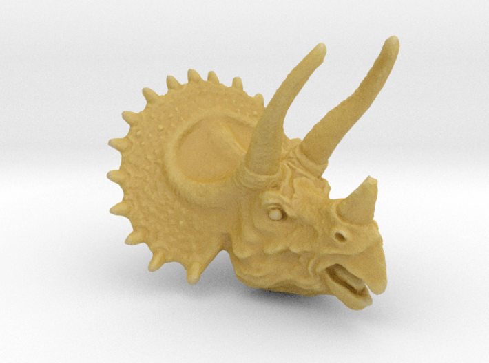Triceratops Head Pendant - 25mm 3d printed