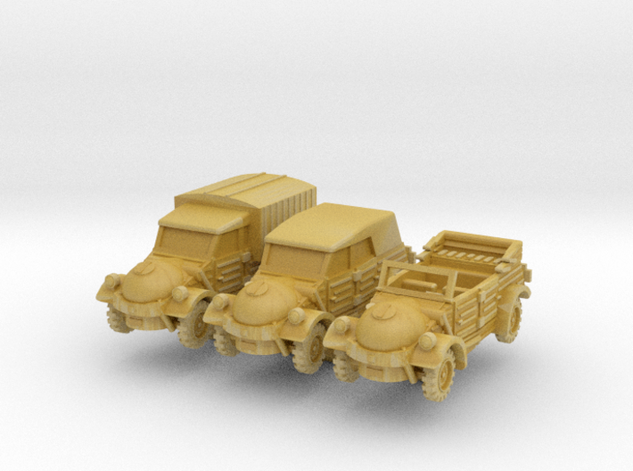 Kubelwagen 239 Set (x3) 1/200 3d printed