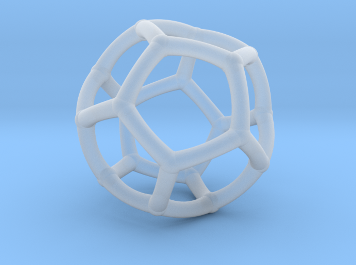 0073 Stereographic Polyhedra - Dodecahedron 3d printed