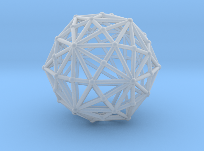 0317 Disdyakis Triacontahedron V&amp;E (a=1cm) #002 3d printed