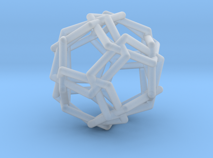0460 Woven Icosidodecahedron (U24) 3d printed