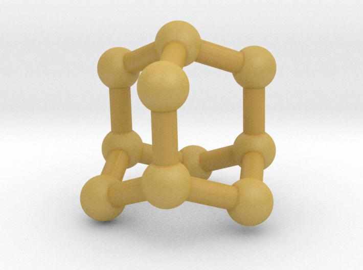 0628 Adamantane (Ball-and-stick model without H) 3d printed