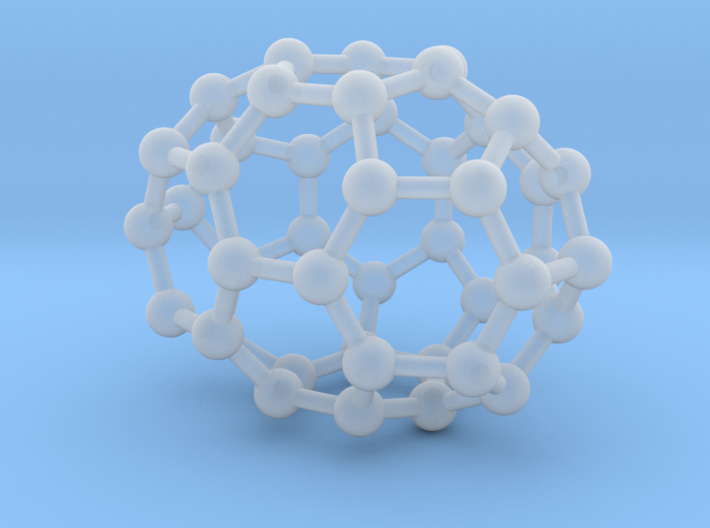 0667 Fullerene c44-39 c2v 3d printed