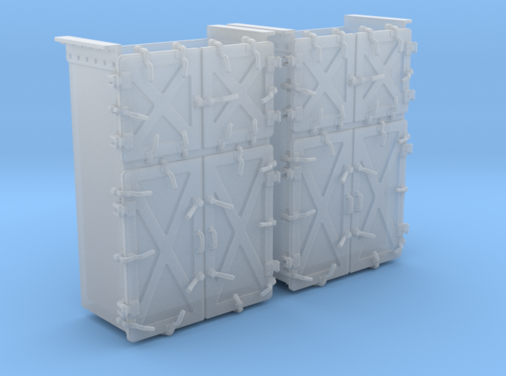 1/48 Royal Navy 4&quot; Ready Use Lockers (Large) x2 3d printed