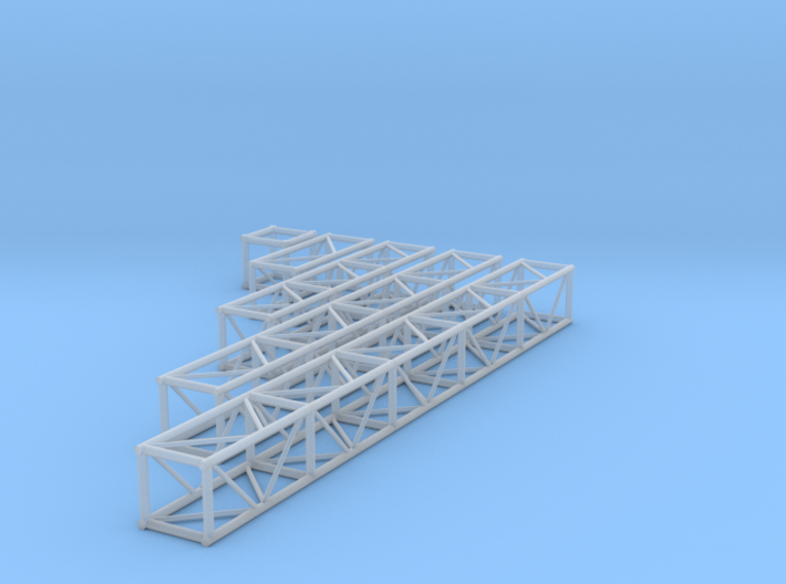 1:24 12&quot;x&quot; Box Truss Set 3d printed