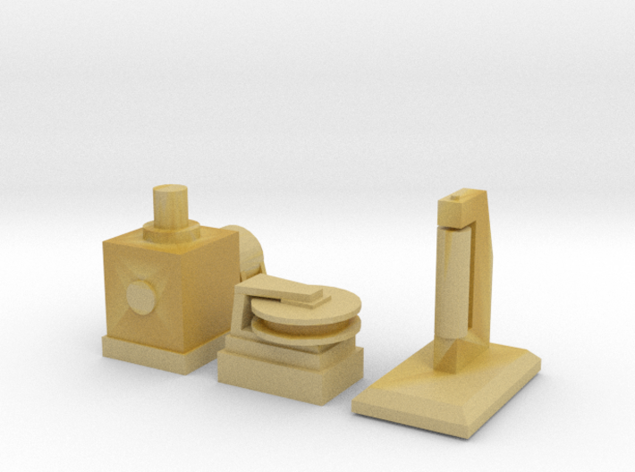 Capstan & Winch set scaled 3d printed 