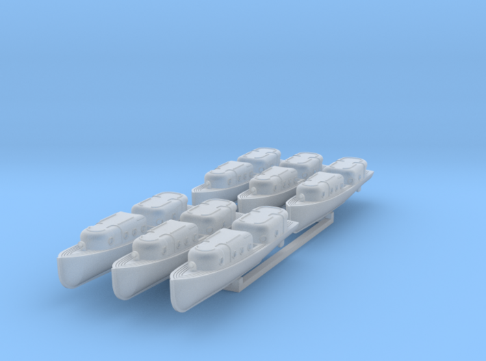 US Navy 40ft motor boat with closed canopy 1/350 3d printed