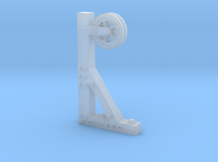 PULLEY or HOIST for Building Wall, HO Scale 3d printed