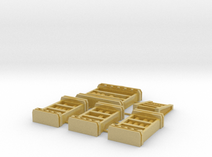 Interior Shelving Detailing, HO Scale Pack 1 3d printed 