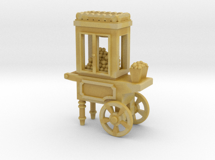 Popcorn Vendor Cart O scale 3d printed