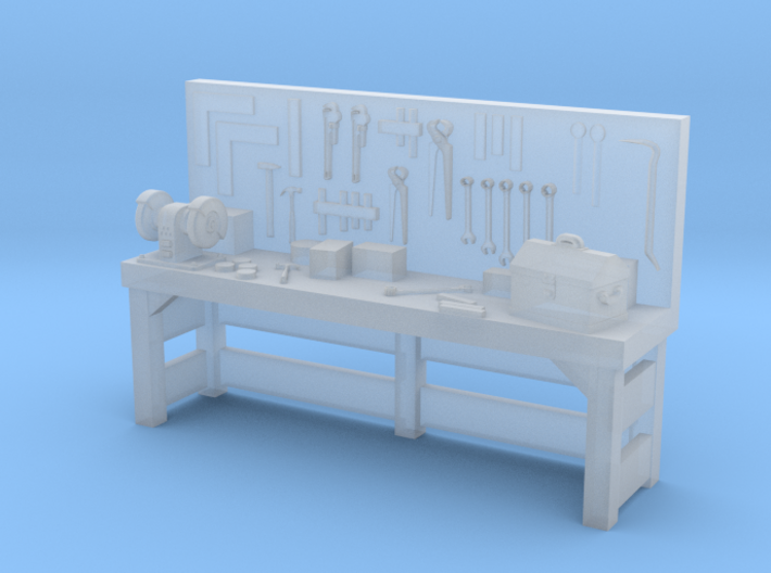 O Scale Workbench TOOL and HARDWARE 1/48 detail 3d printed