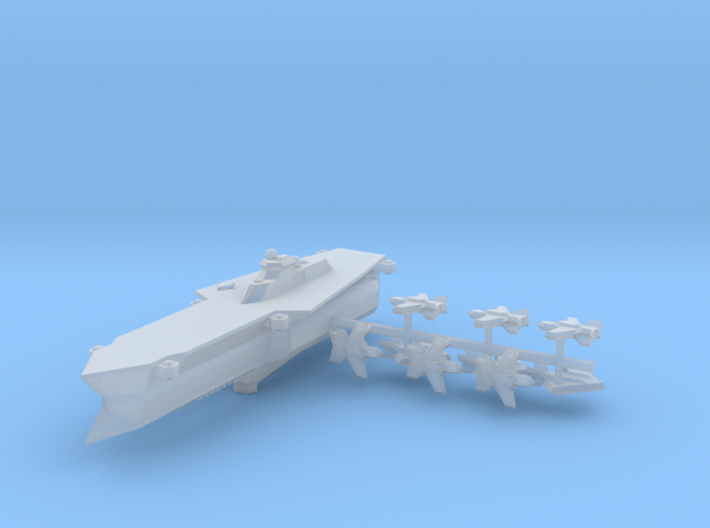NuBlazers Svenish Carrier &amp; Fighters - Fleetscale 3d printed