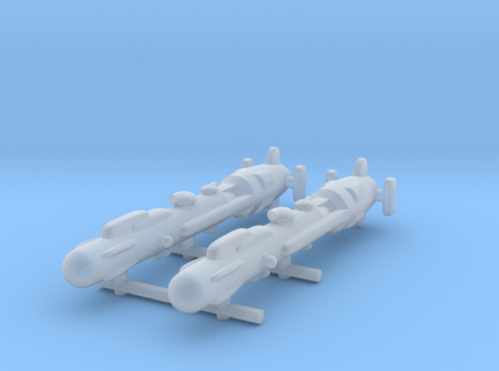 NuBlazers Ruskin Destroyer Pair - Fleetscale 3d printed
