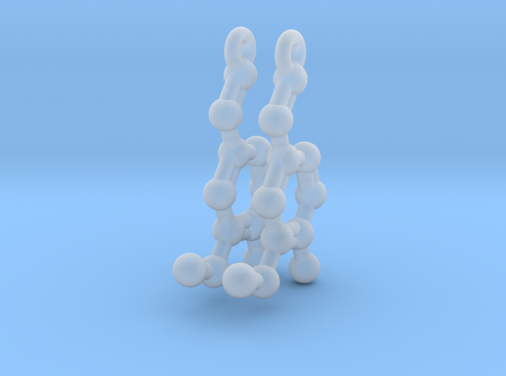 Earrings (Pair)- Molecule- Vanillin 3d printed