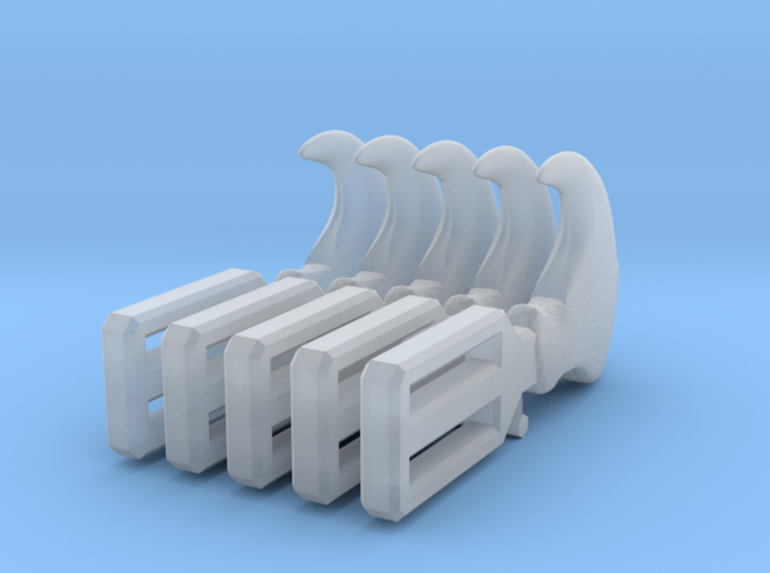 Wearable Cat Claws (Small) - Set of 5 3d printed