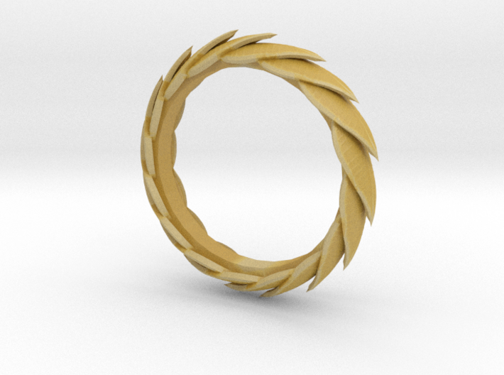 Leaf Bracelet 3d printed