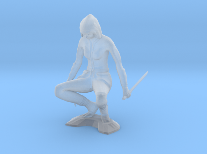 Crouching Ninja 3d printed