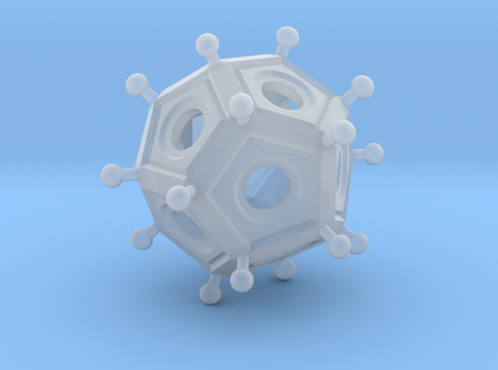 Roman Dodecahedron 3d printed