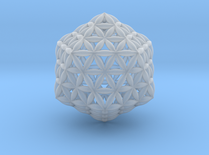 Flower Of Life Icosahedron 3d printed