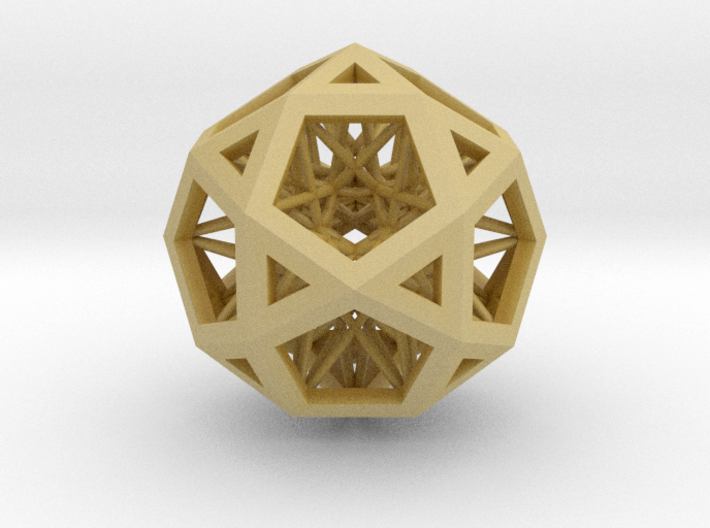 Super IcosiDodecahedron 1.5&quot; 3d printed