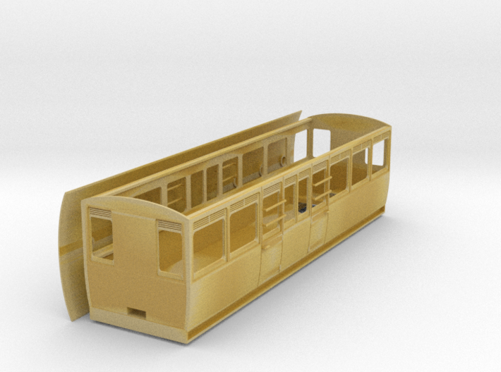 RAR composite coach 2 doors/side 3d printed
