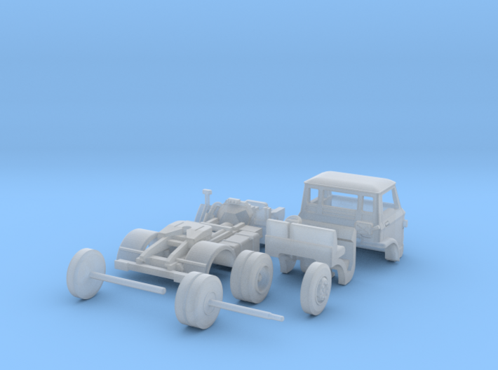 Ford D series tractor truck UK N scale 3d printed