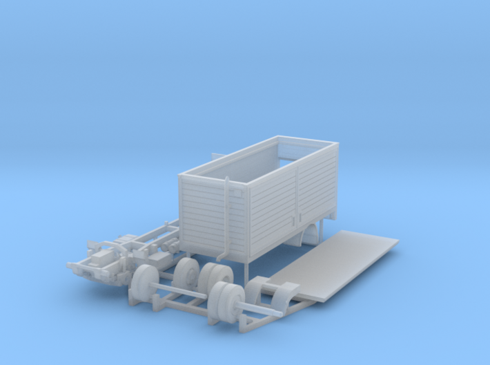 Kit for making a DSB truck from etchIT cap 3d printed